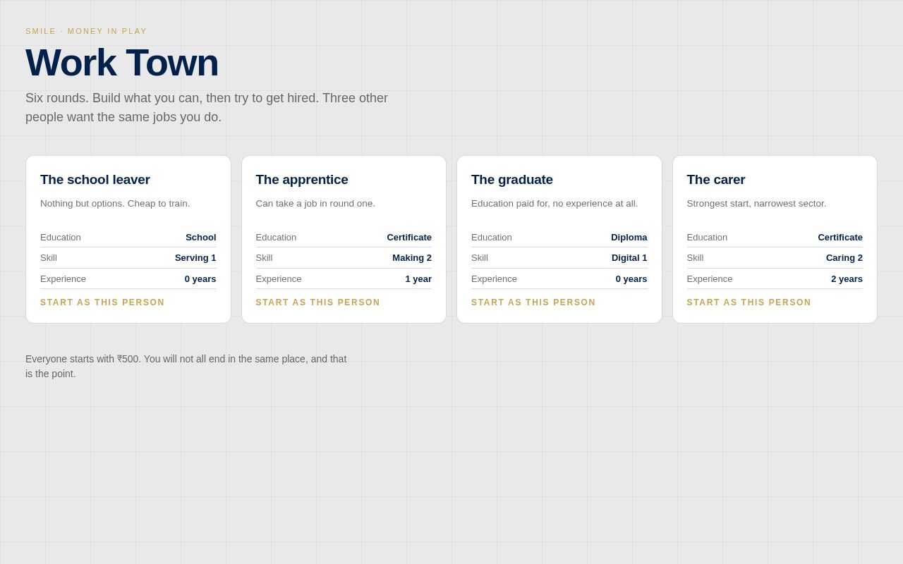 Preview of Work Town
