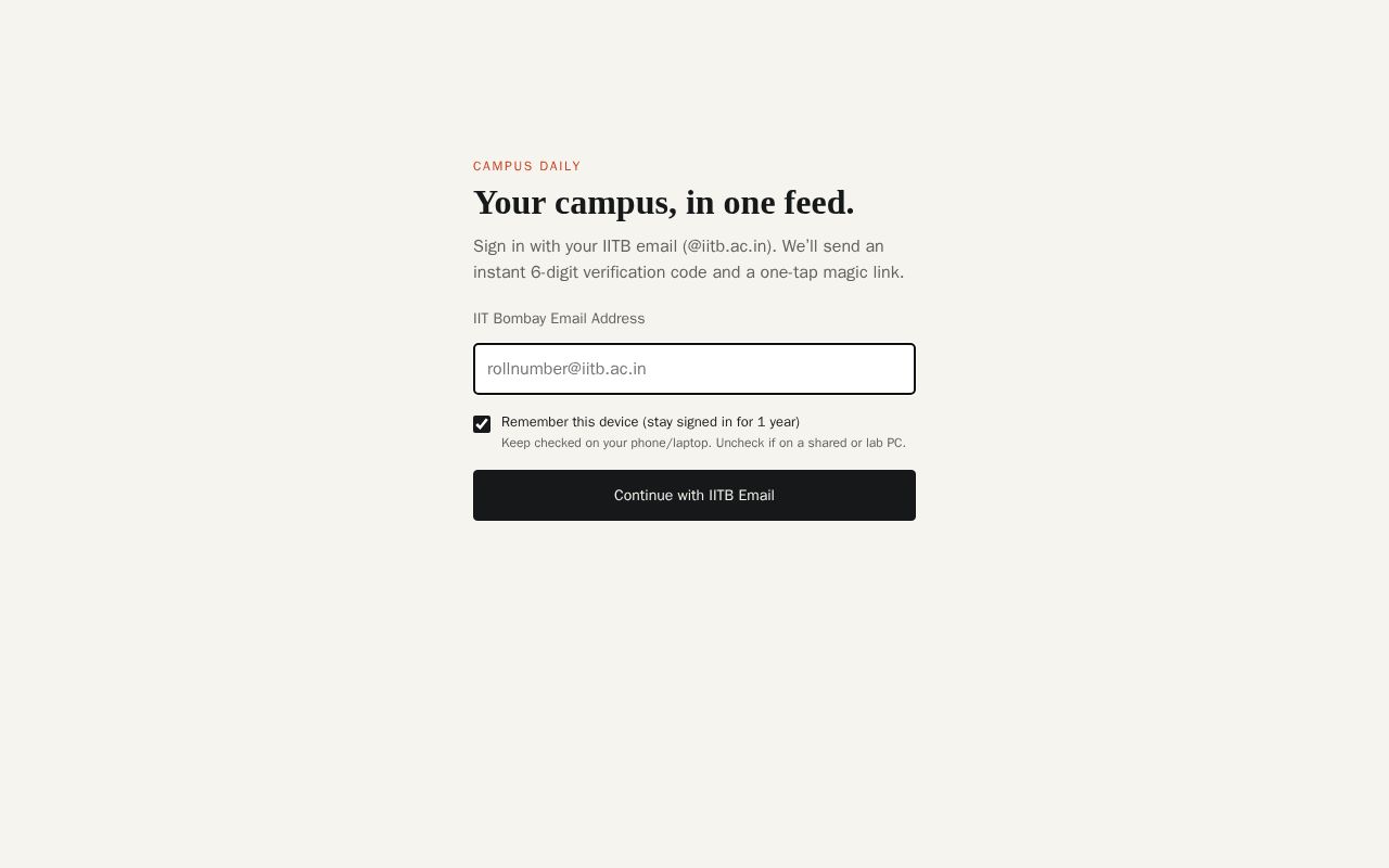 Preview of Campus Daily