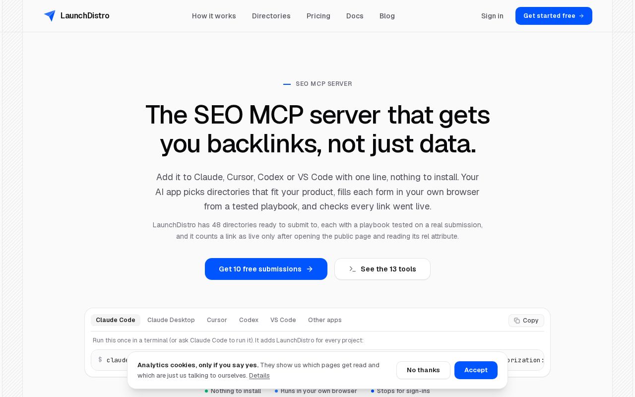 Preview of Launchdistro Mcp