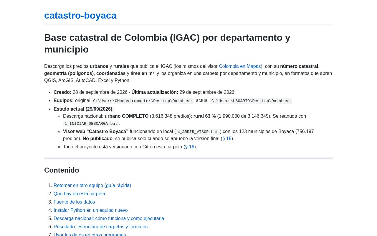 Preview of Catastro Boyaca
