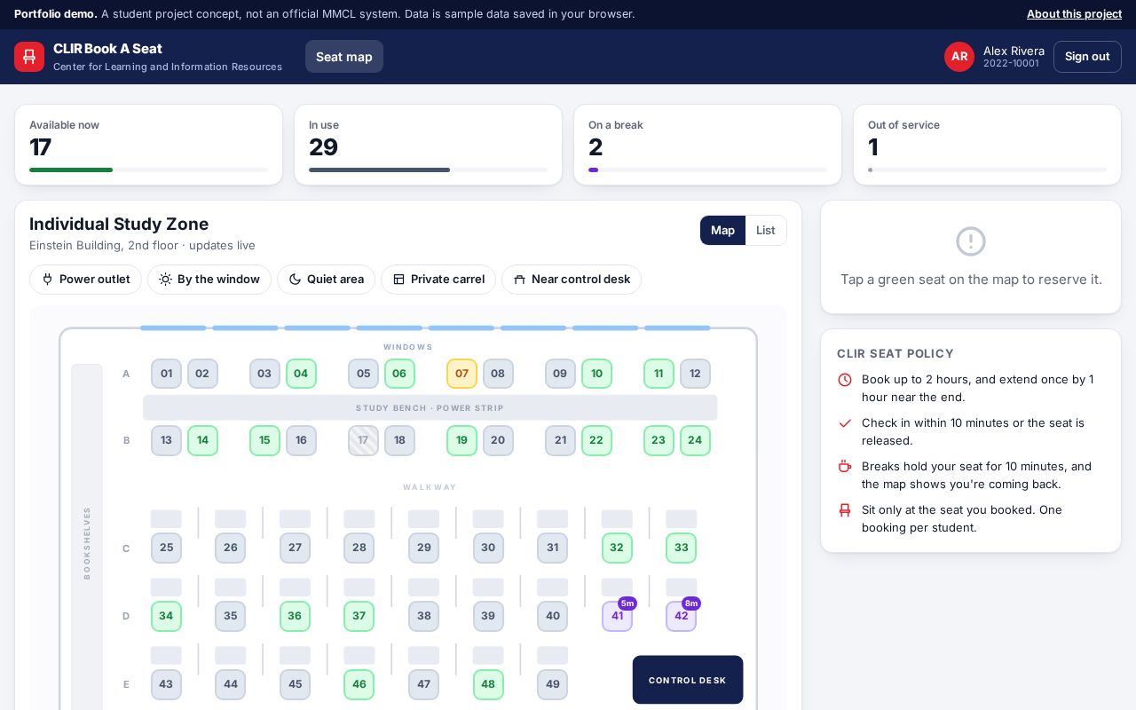 Preview of CLIR Book A Seat