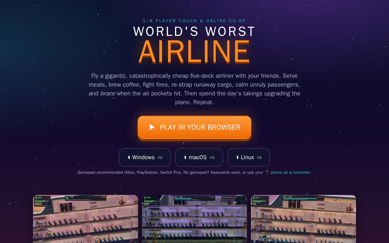 Preview of Worlds Worst Airline Builds