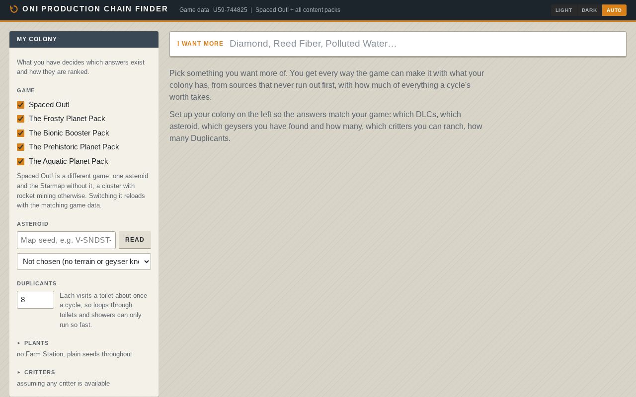 Preview of ONI Tools