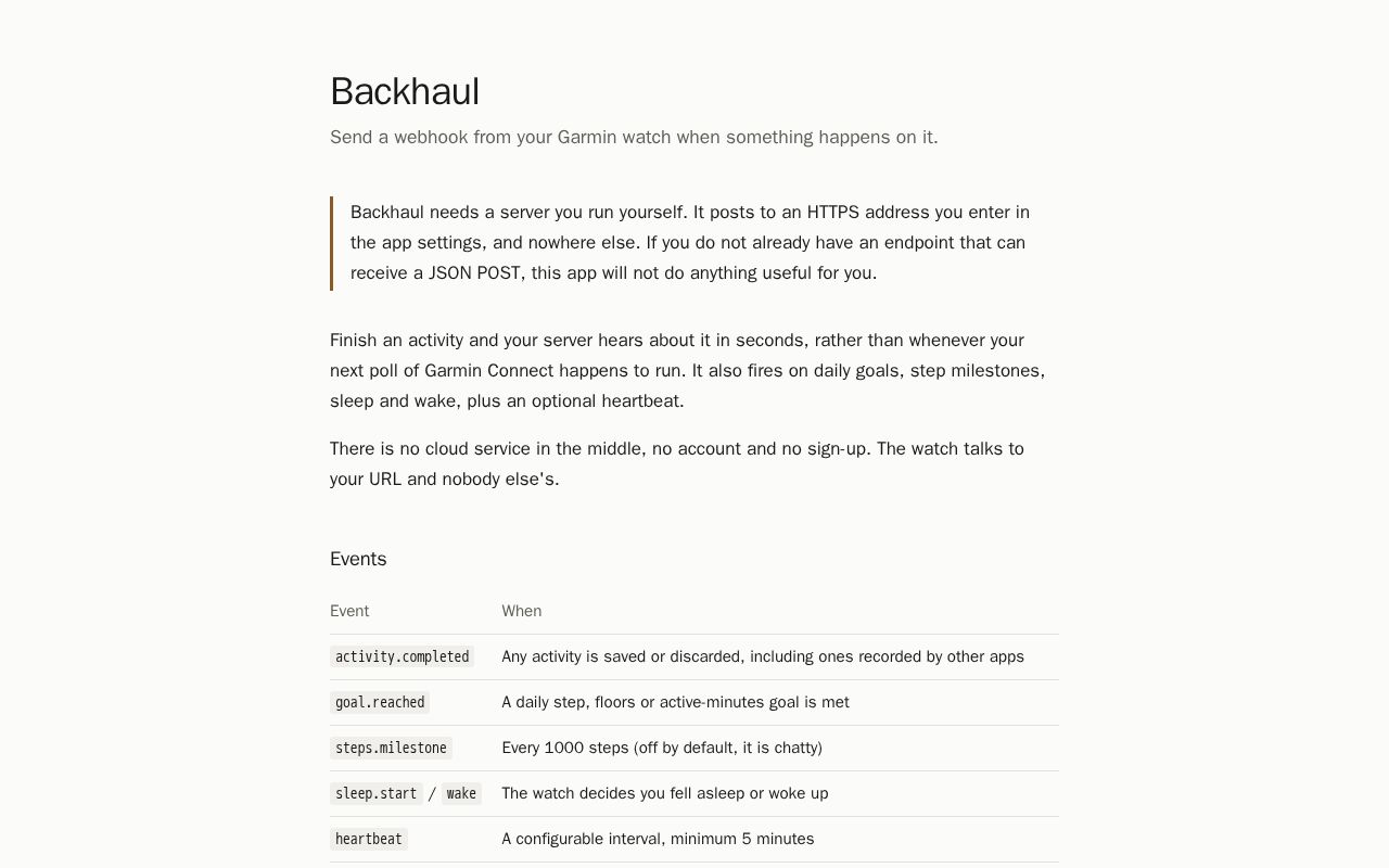 Preview of Backhaul