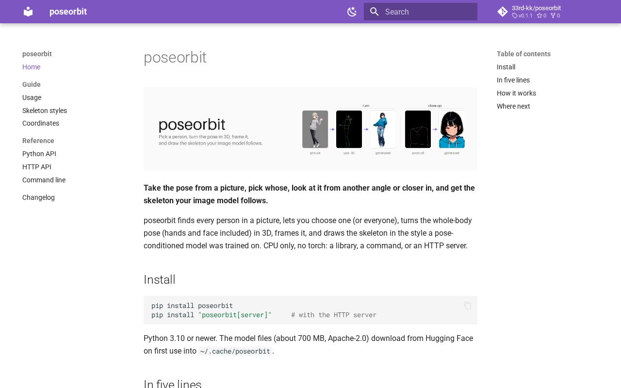 Preview of Poseorbit