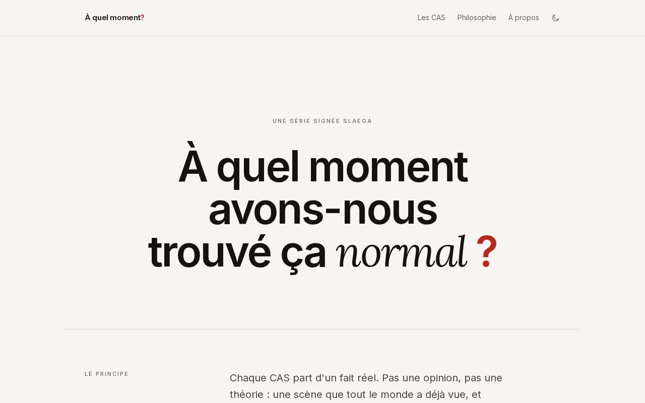 Preview of A Quel Moment