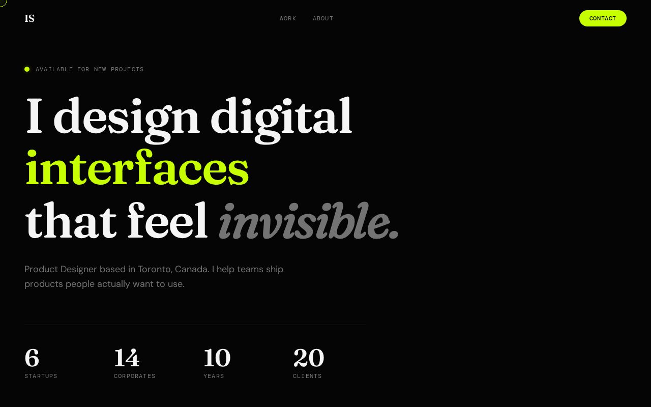 Preview of IS product design portfolio