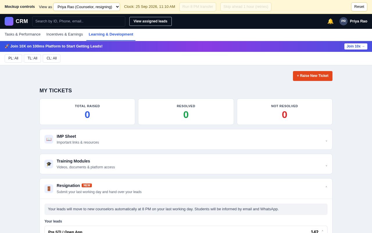 Preview of Leap Lead Reassign