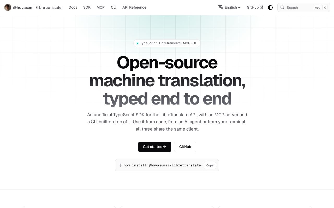 Preview of Libretranslate