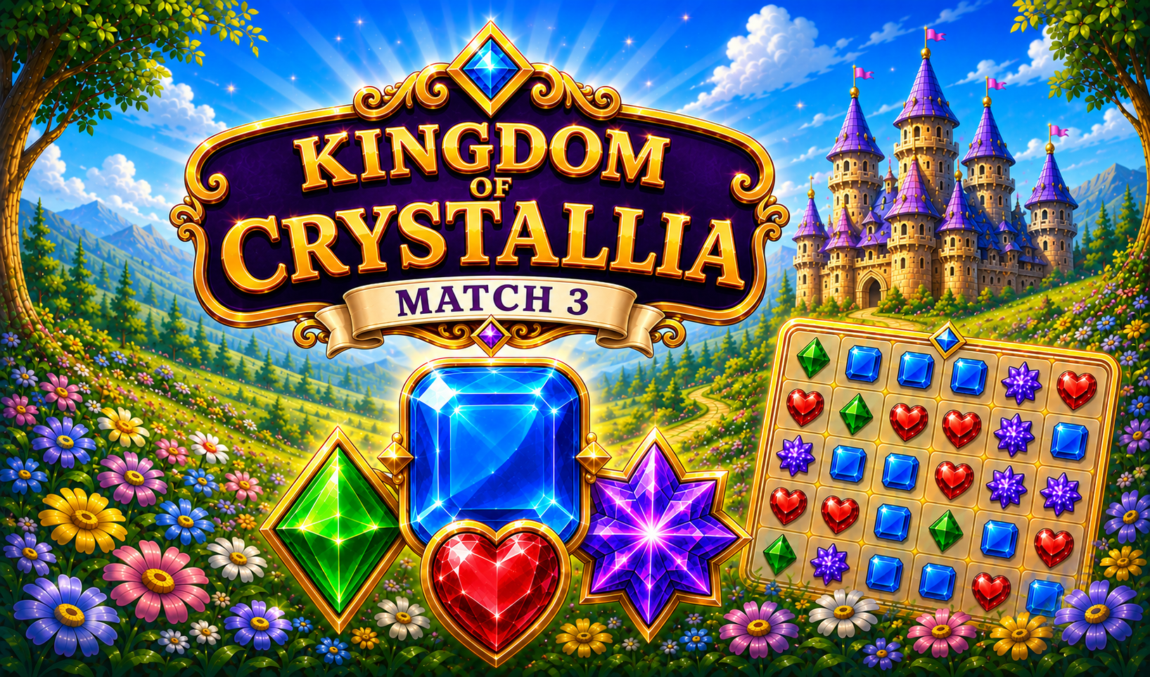 Preview of Kingdom of Crystallia: Match 3