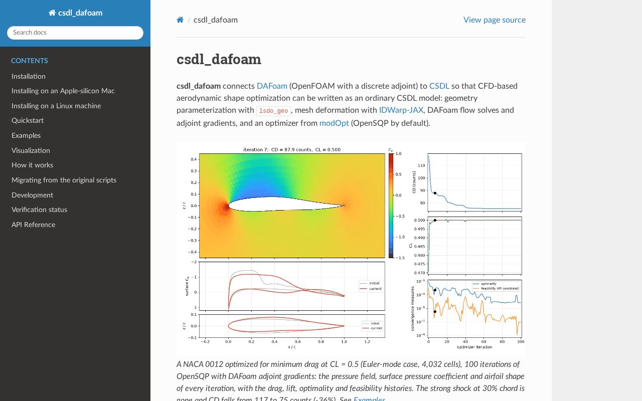 Preview of Csdl Dafoam