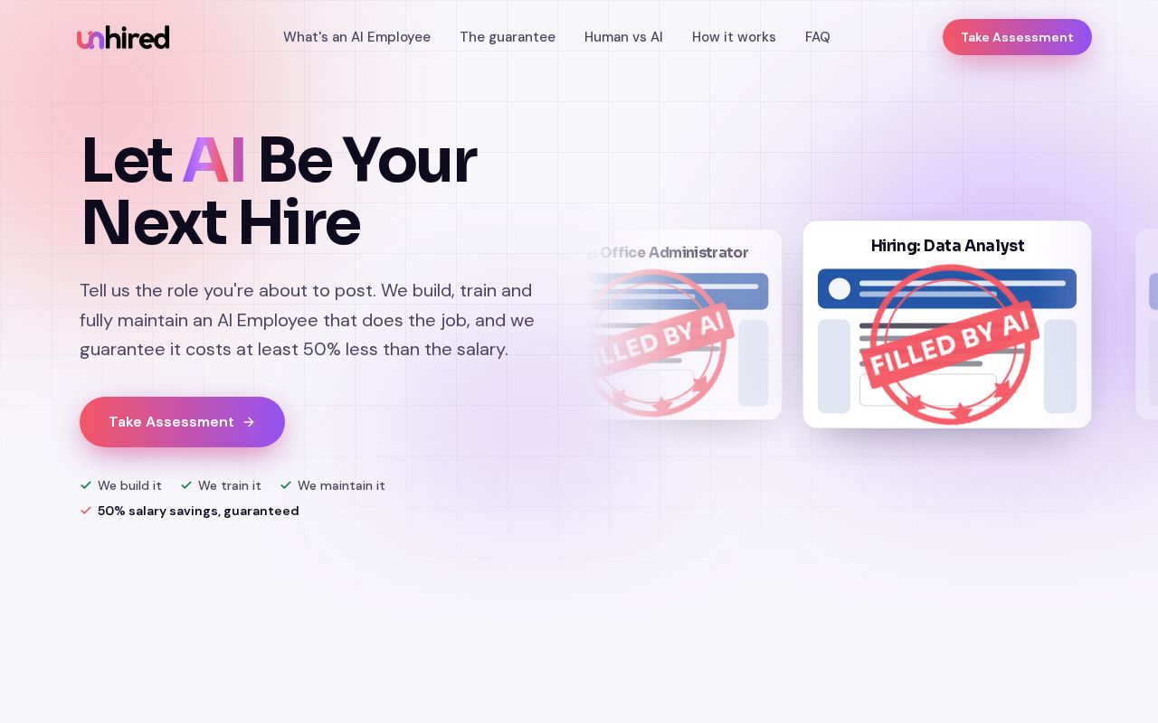Preview of Unhired