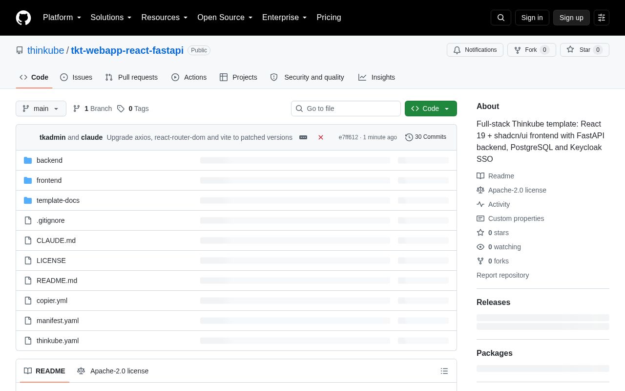 Preview of Tkt Webapp React Fastapi