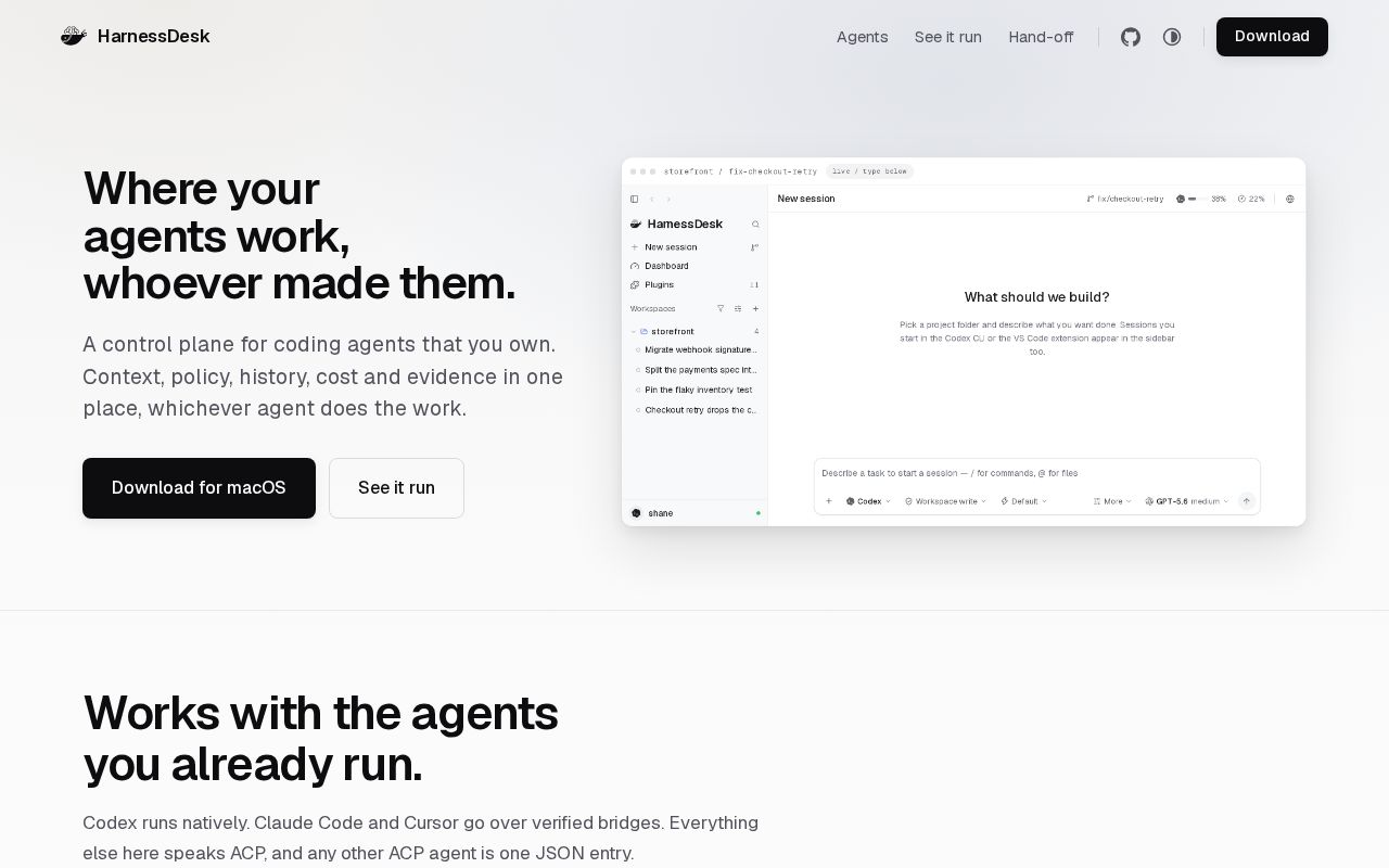 Preview of HarnessDesk