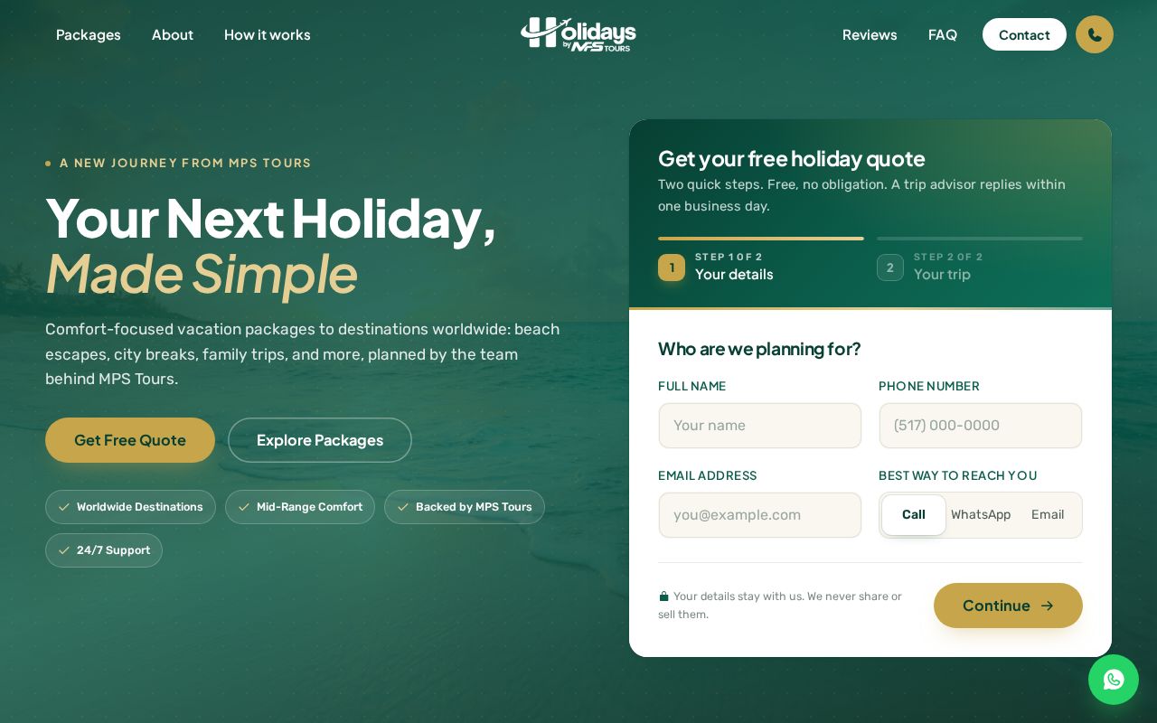 Preview of Holidays By MPS Tours