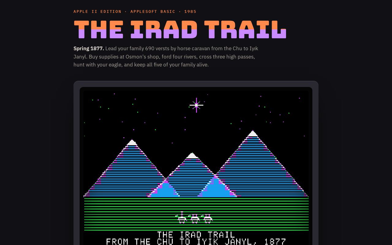 Preview of Irad Trail