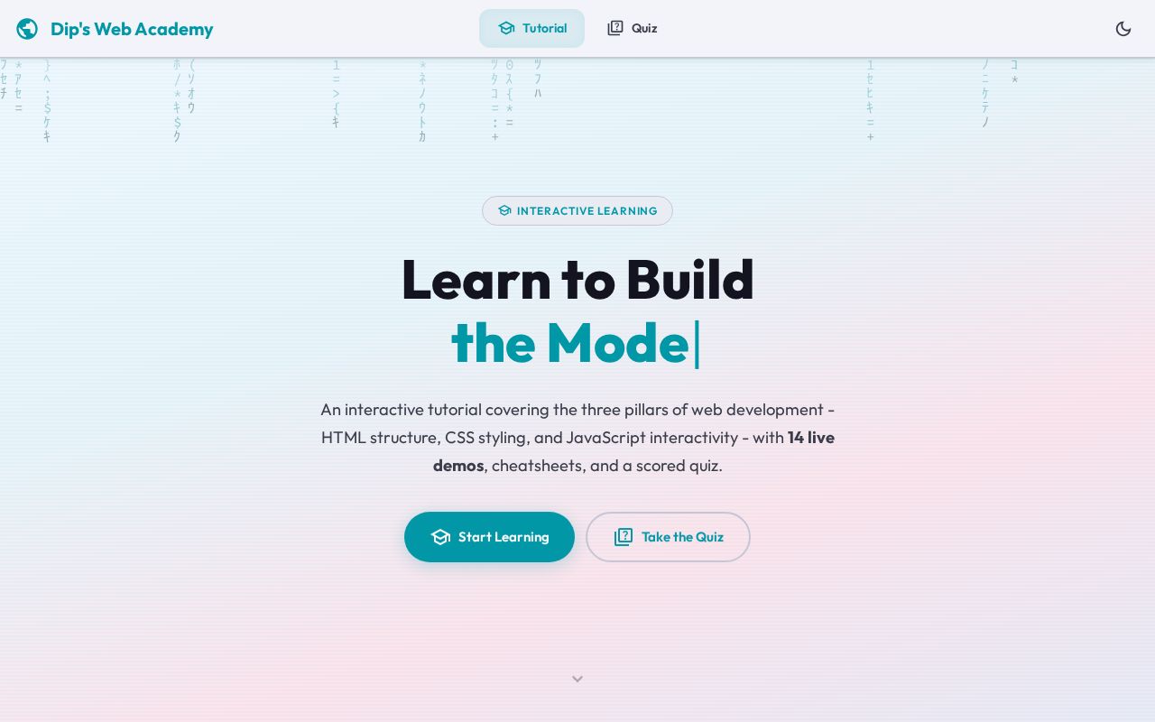 Preview of Dips Web Academy