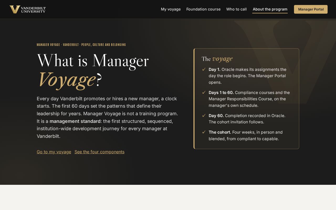 Preview of Manager Voyage