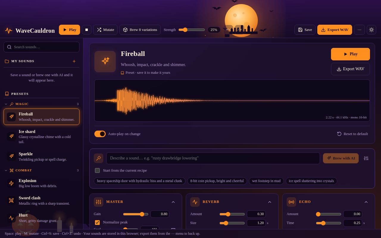 Preview of WaveCauldron
