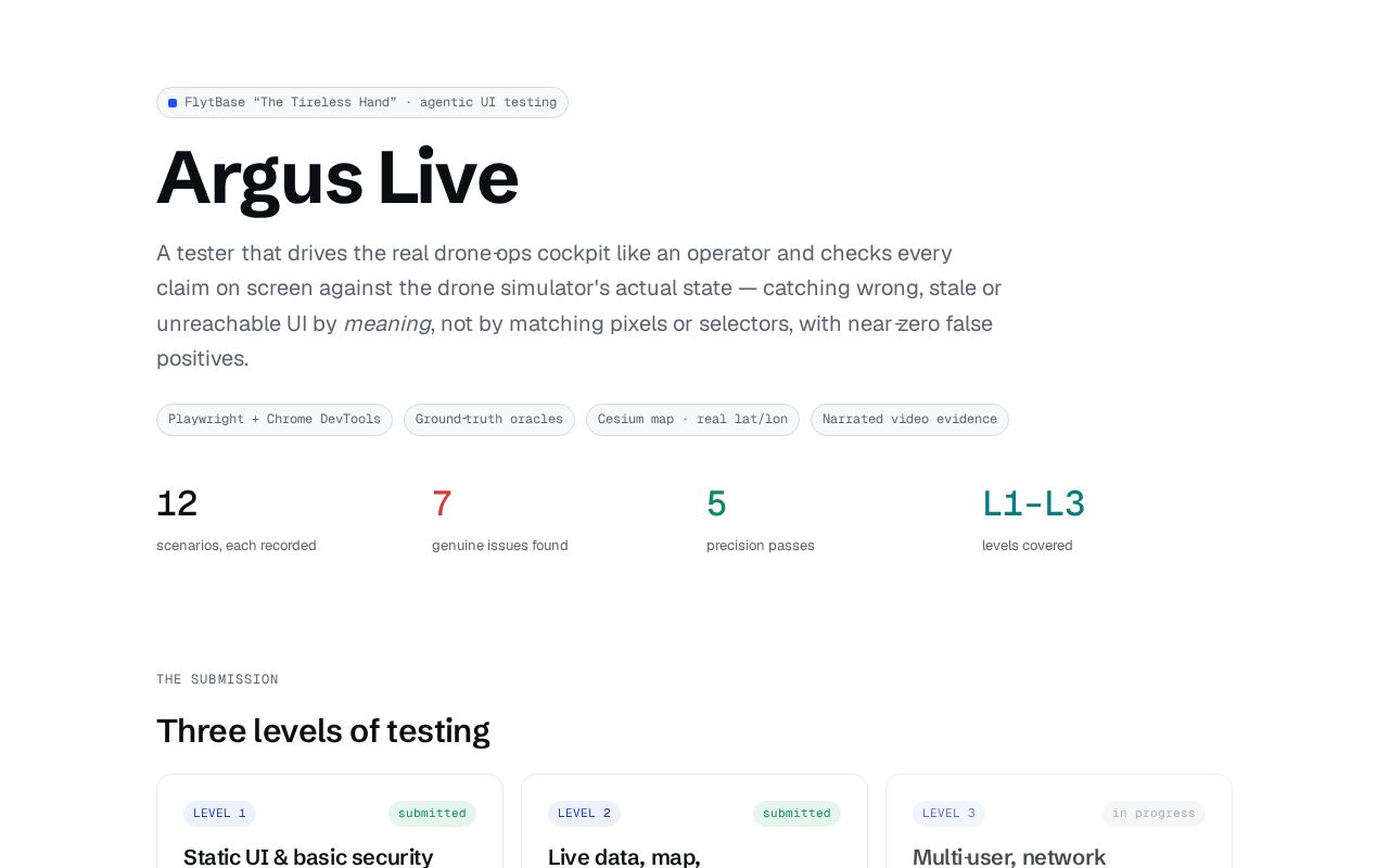 Preview of Argus Live