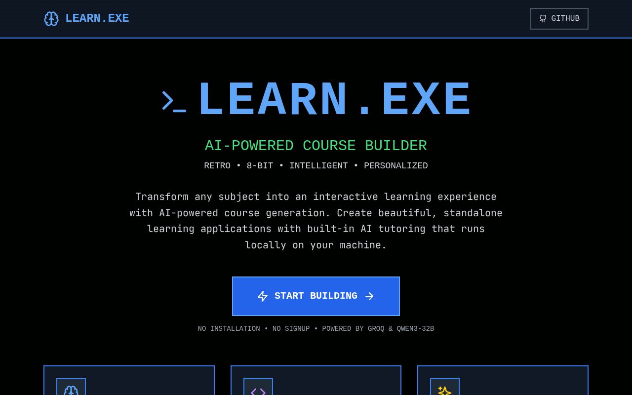 Preview of Learn.exe