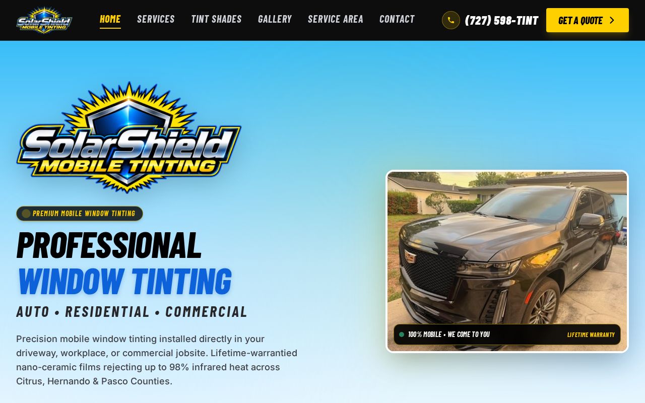Preview of SolarShield Tinting