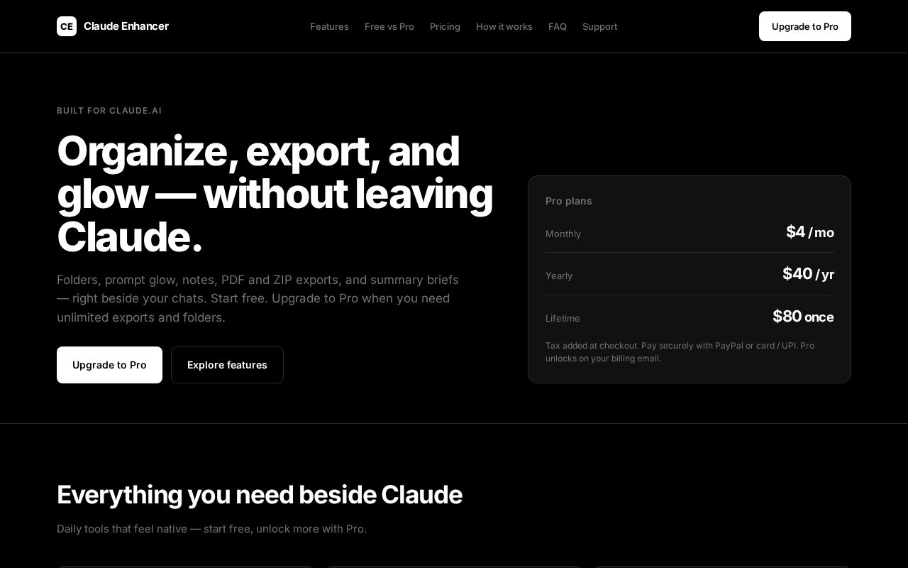 Preview of Extension