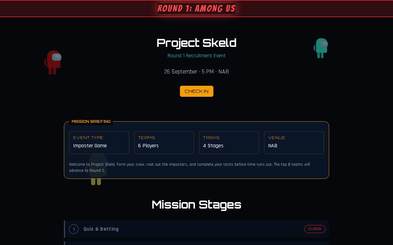 Preview of SKELD Round 1