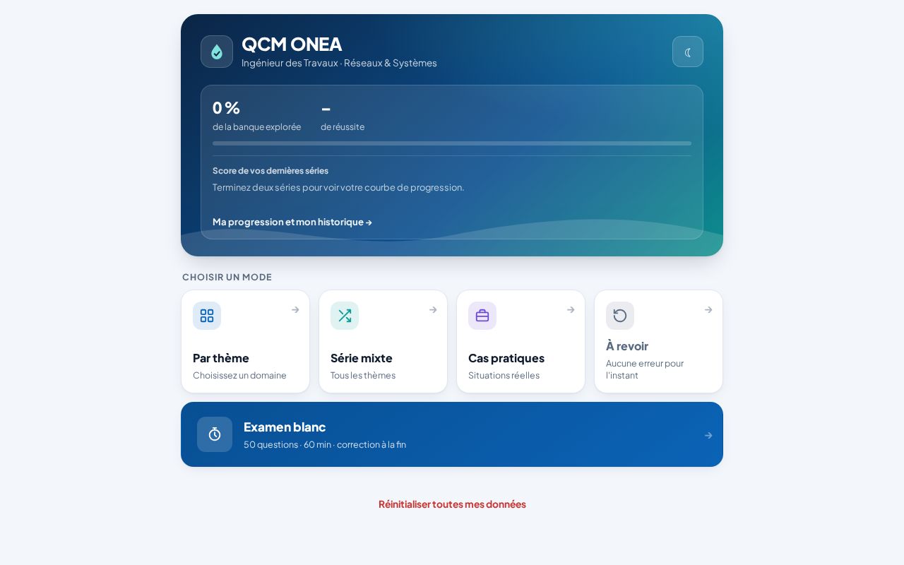 Preview of Qcm Onea