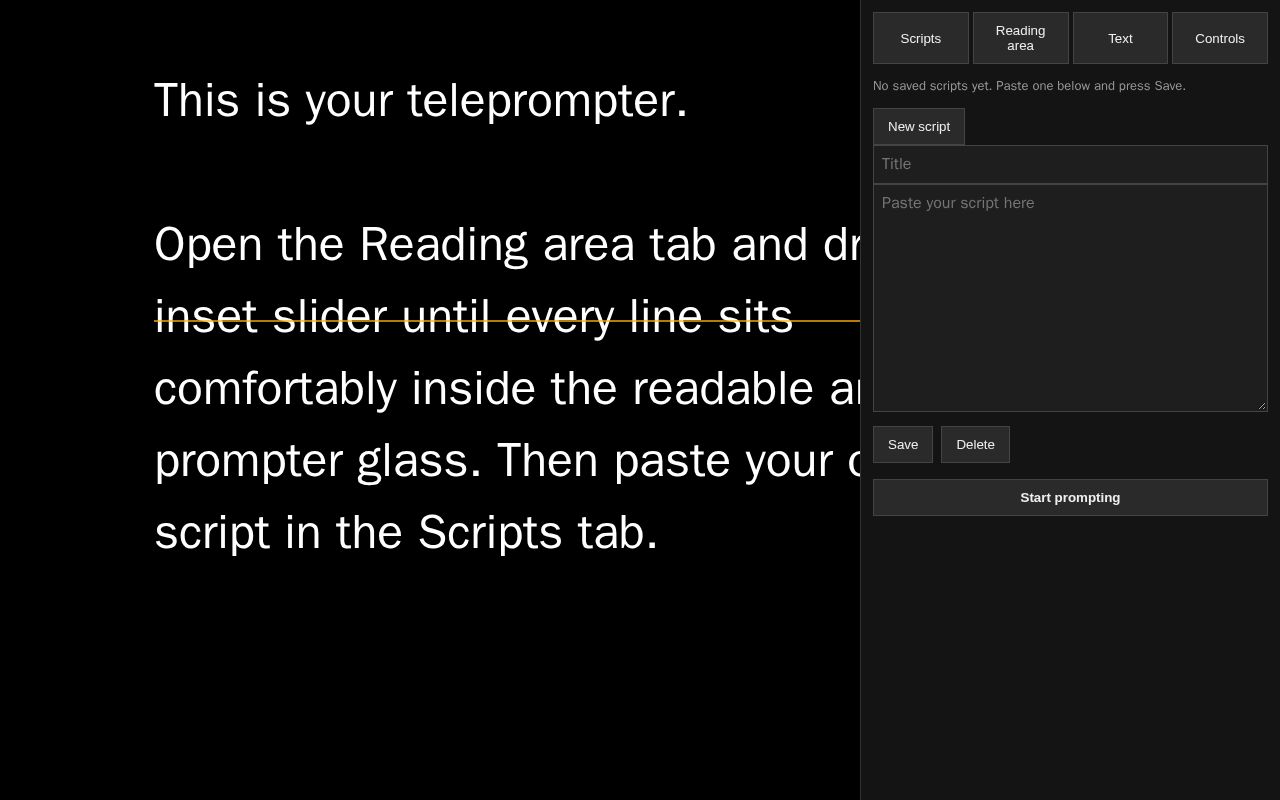 Preview of Teleprompter