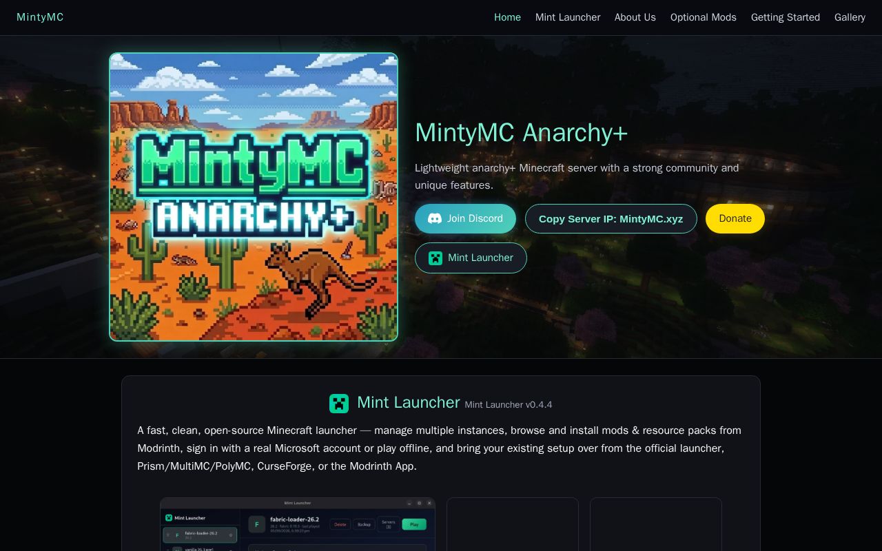 Preview of Mint Launcher