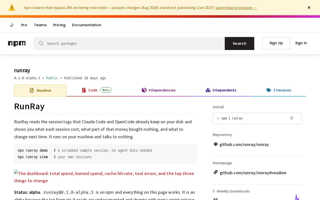 Preview of Runray