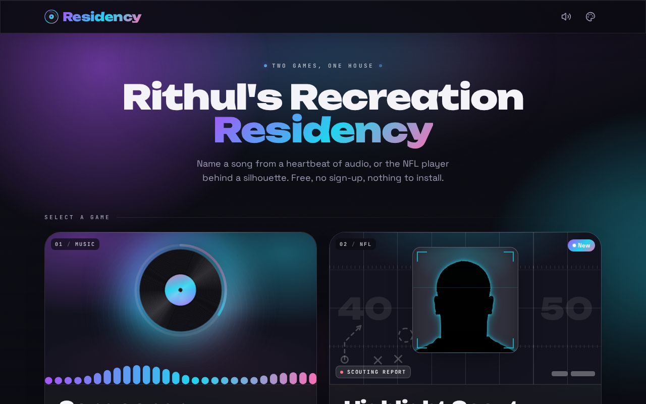 Preview of Recreation Residency