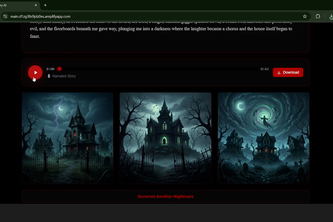 Preview of Dark Story AI
