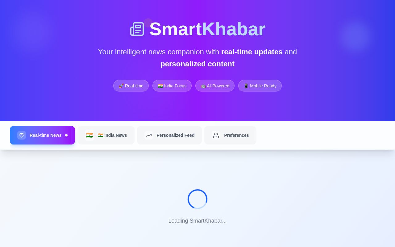 Preview of SmartKhabar