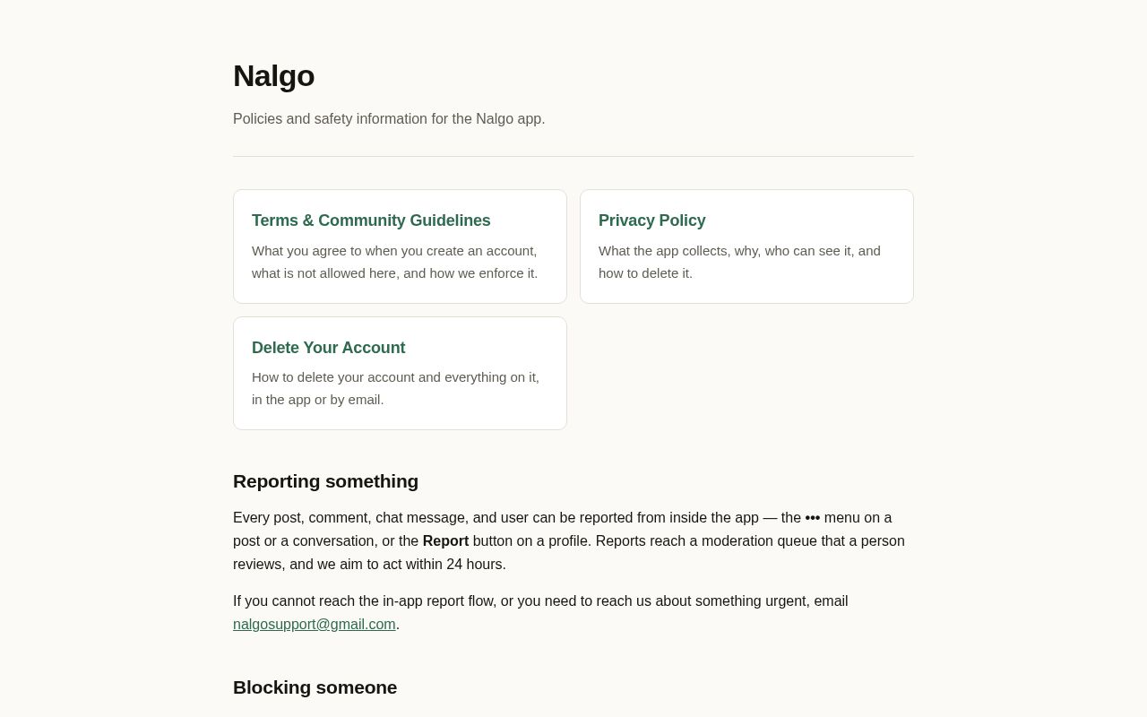 Preview of See our privacy policies and terms of service