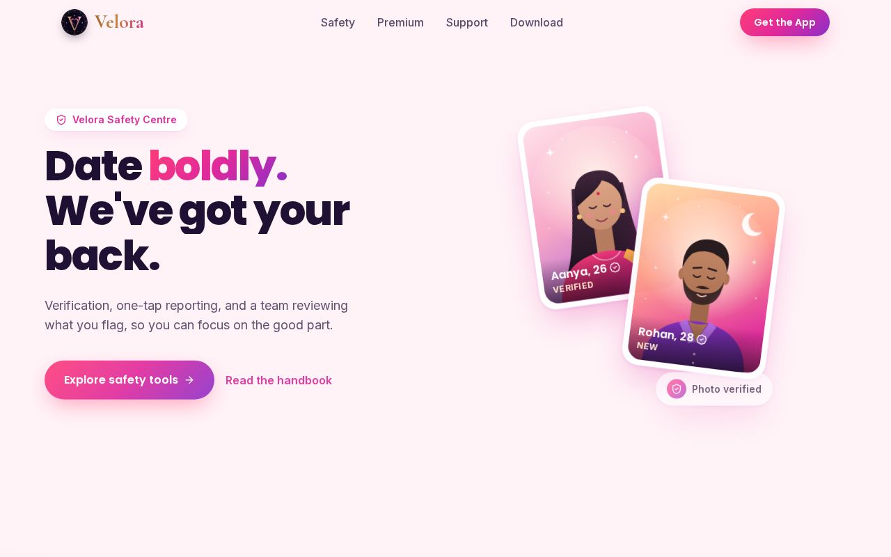 Preview of Datingapp Landingpage