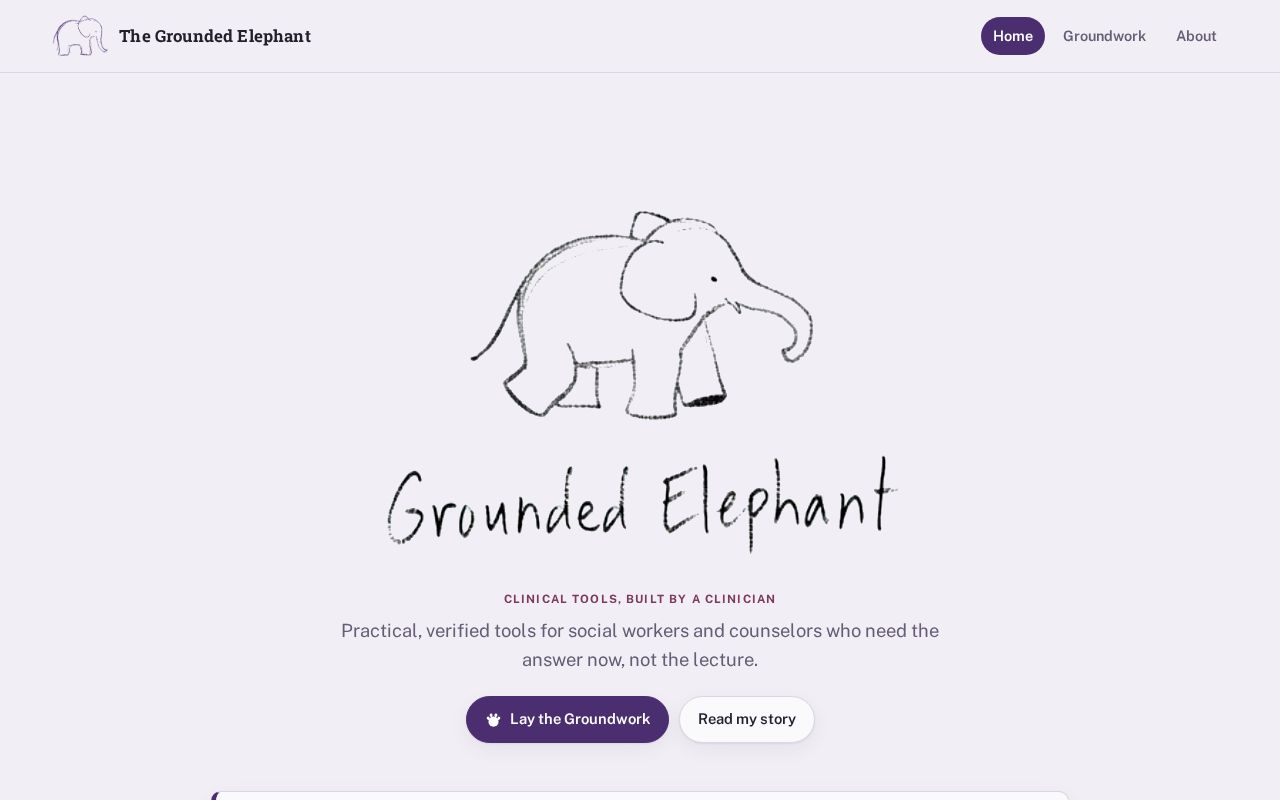 Preview of Grounded Elephant