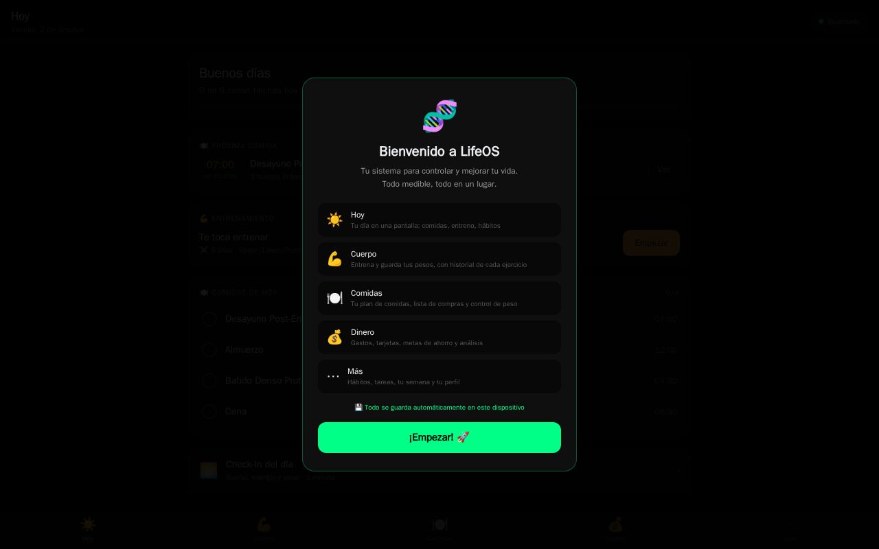 Preview of LifeOs