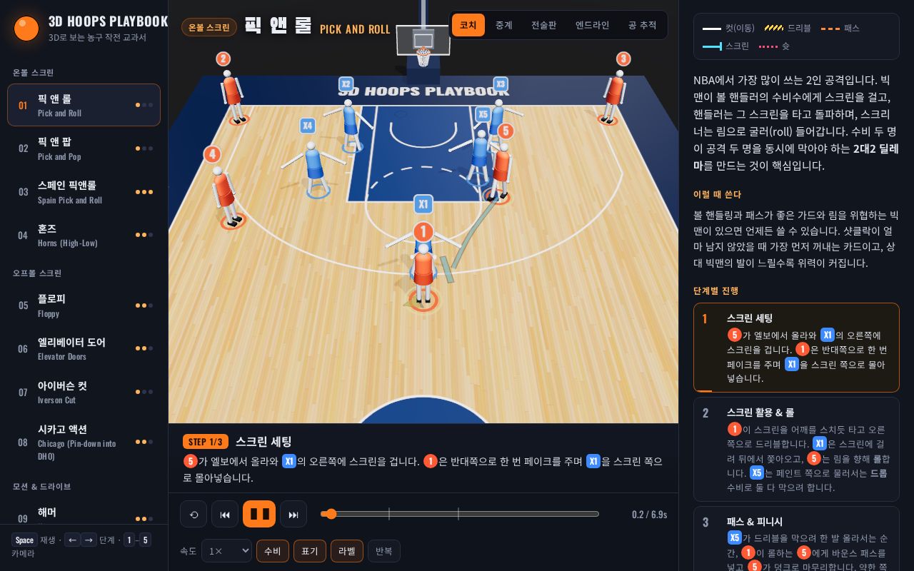 Preview of 3d Hoops Playbook