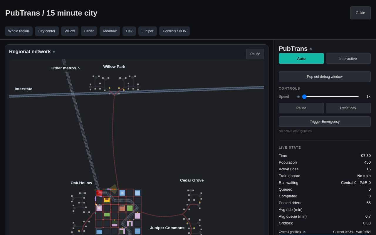 Preview of Pubtrans 15 Minute City