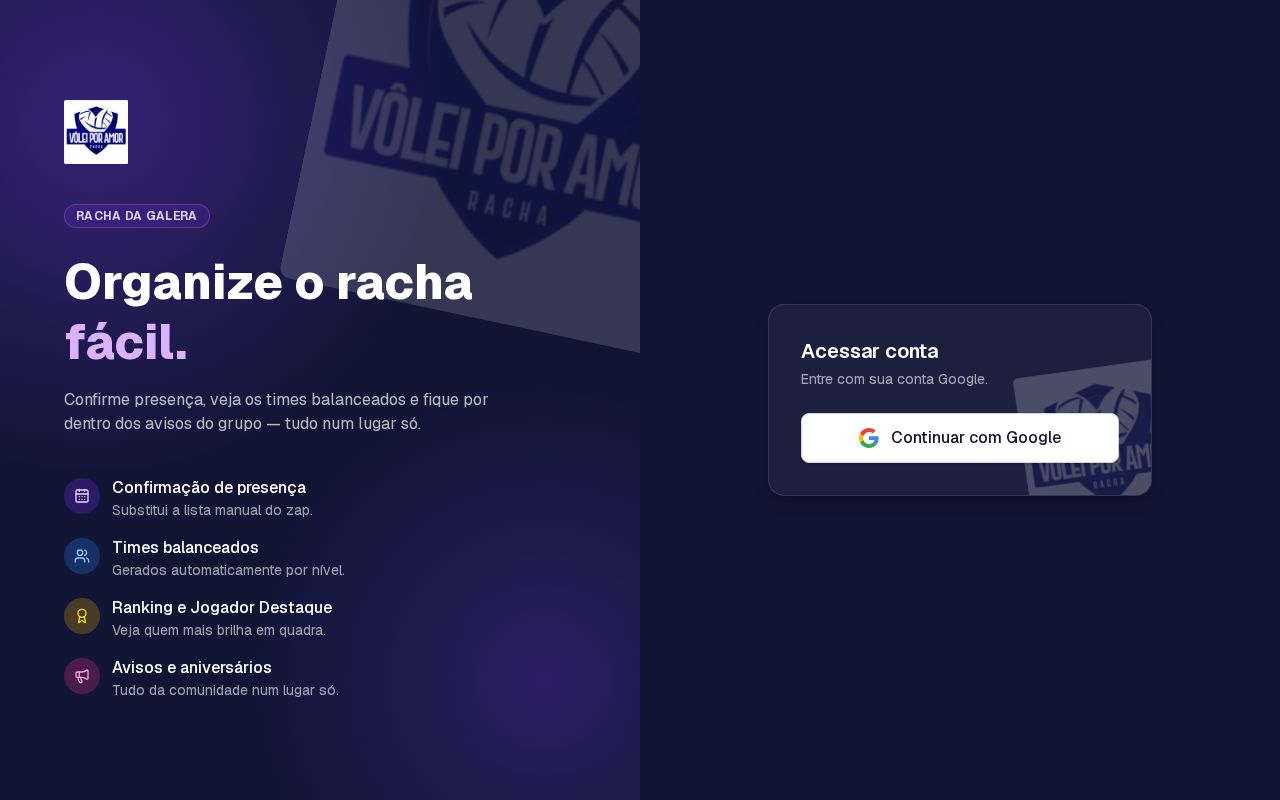 Preview of Racha Volei