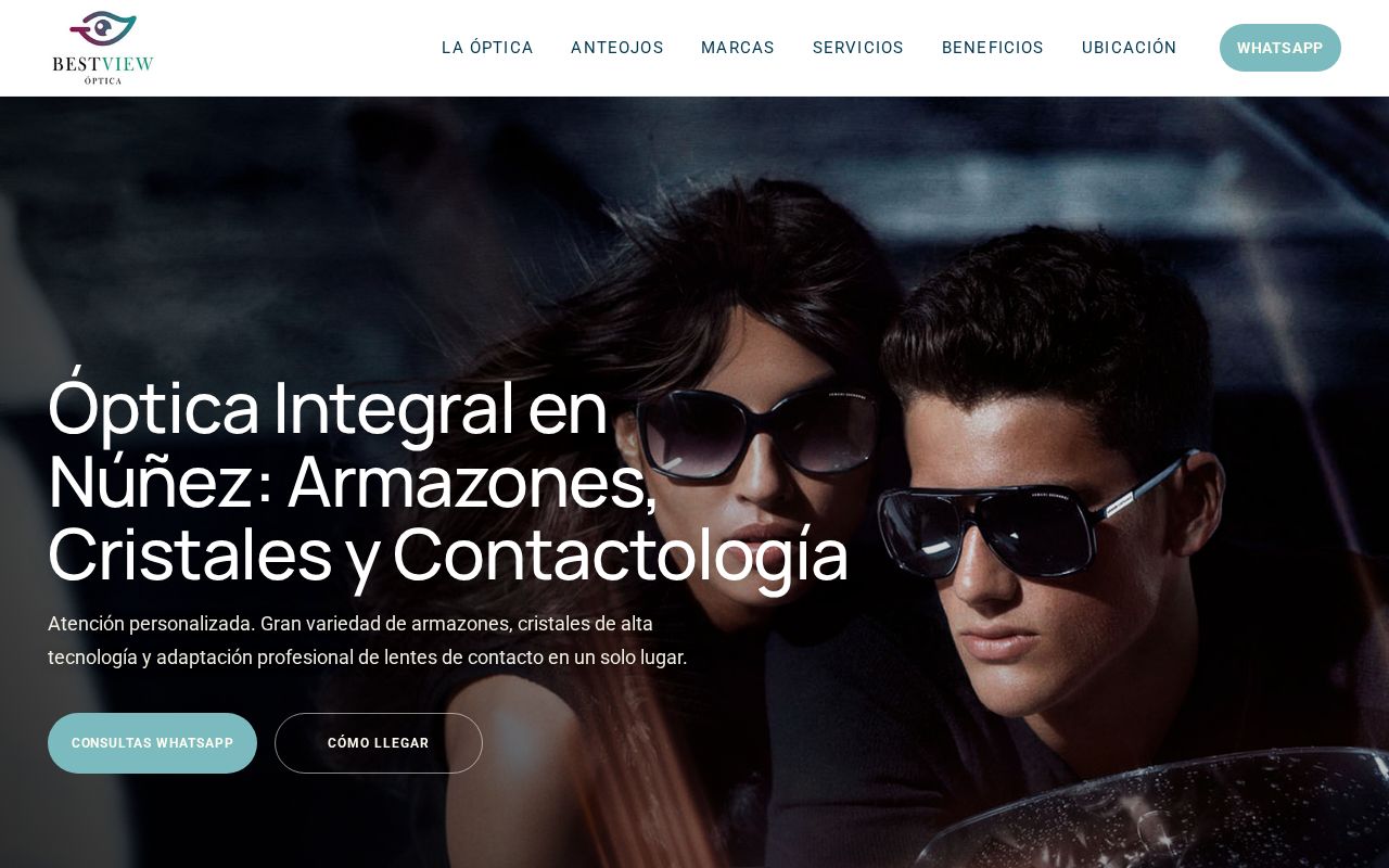 Preview of Optica Bestview Landing Onpage