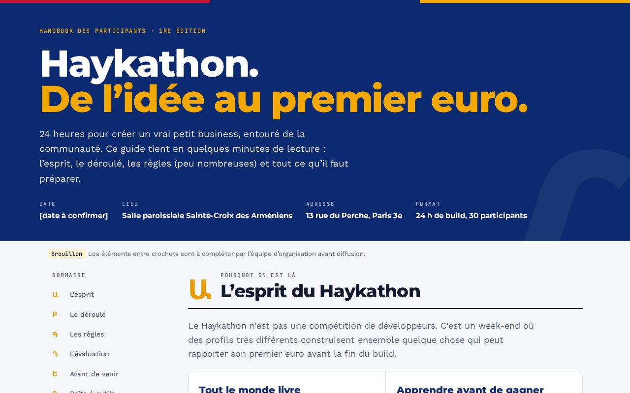 Preview of Haykathon
