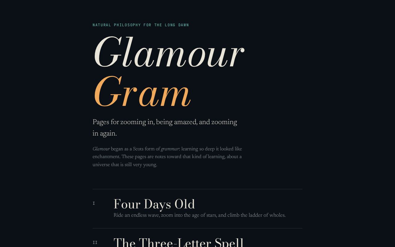 Preview of Glamour Gram
