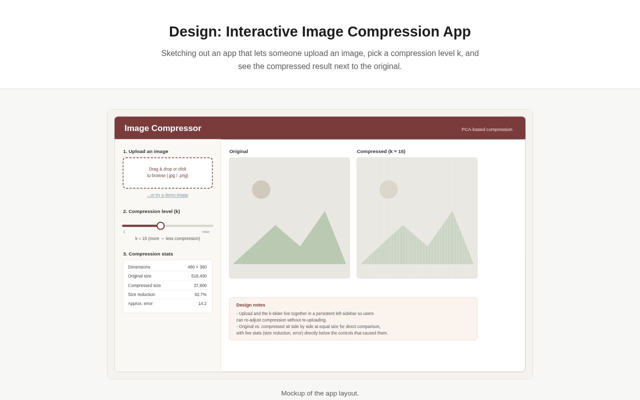 Preview of Hw2 App Mockup