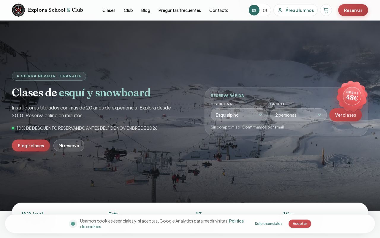 Preview of Explora School and Club - ski lessons Sierra Nevada