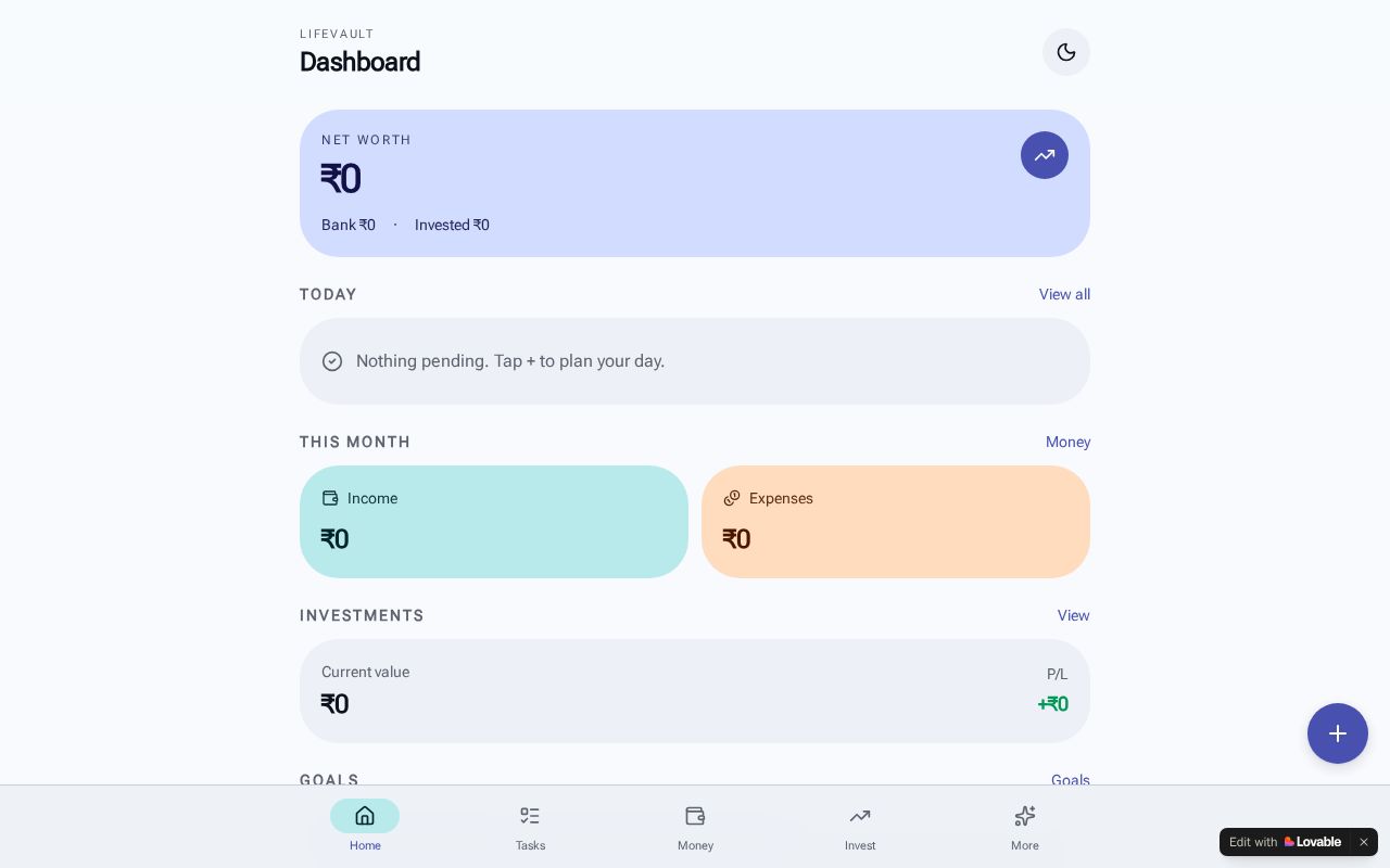 Preview of Life vault