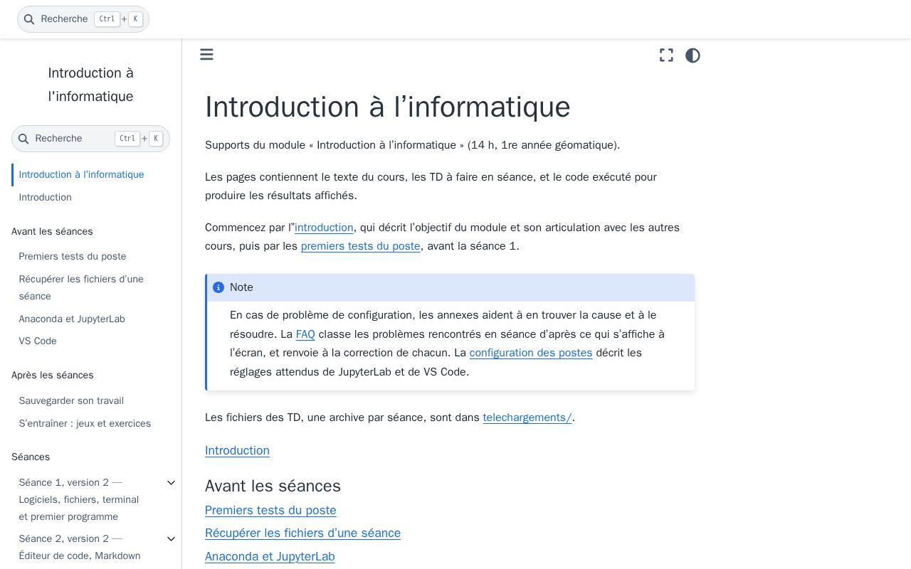 Preview of Cours Info 01