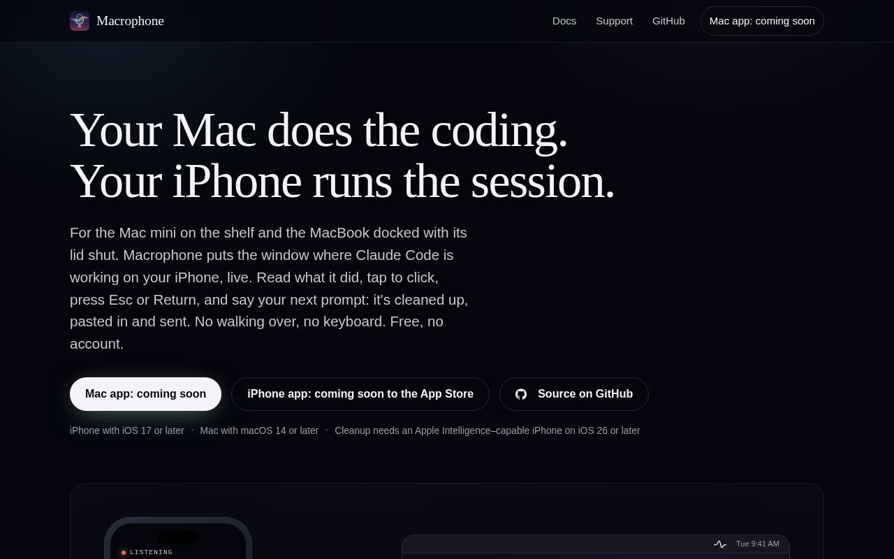 Preview of Macrophone
